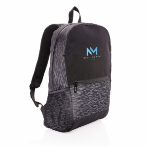 An image of Advertising AWARE RPET Reflective Laptop Backpack - Sample