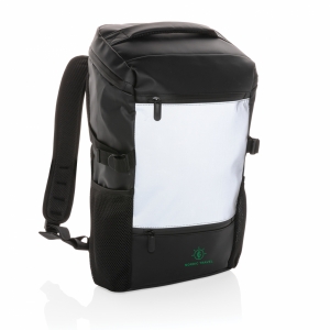 An image of PU High Visibility Easy Access 15.6" Laptop Backpack - Sample