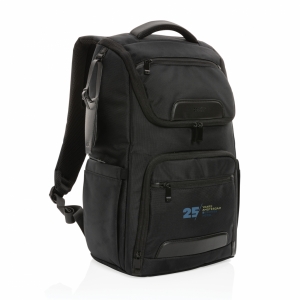 An image of Branded Swiss Peak AWARE RPET Voyager 15.6 Laptop Backpack