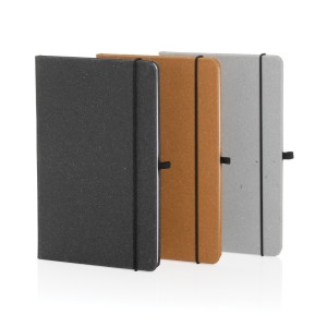 An image of Recycled Leather Hardcover Notebook A5