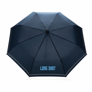 An image of 20.5" Impact AWARE RPET 190T Pongee Mini Reflective Umbrella