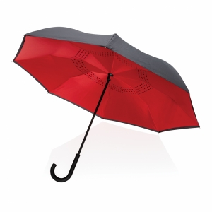 An image of Logo 23 Impact AWARE RPET 190T Reversible Umbrella - Sample