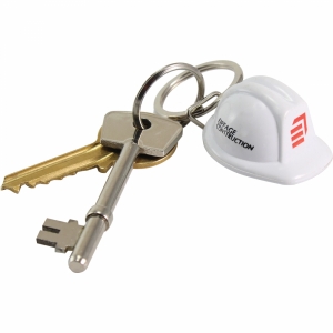 An image of PVC Hard Hat Keyring