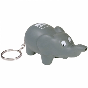 An image of Stress Elephant Keyring