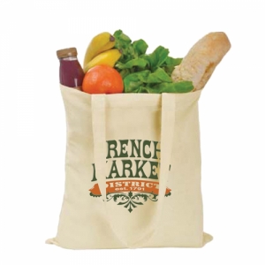 An image of Natural 5oz Long Handled Cotton Shoppers