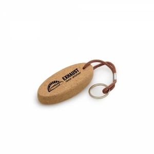 An image of Oval Cork Keyring