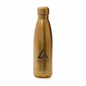 An image of Ashford Gold Steel Drinks Bottle 500ml