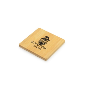 An image of 2-in-1 Bamboo Coaster and Opener