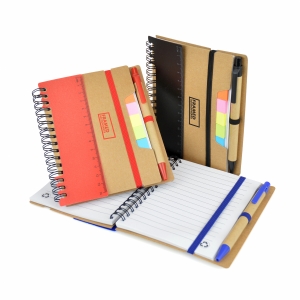 An image of Advertising 3 In 1 Natural Notebook