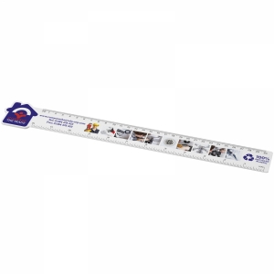 An image of Promotional Tait 30cm House-shaped Recycled Plastic Ruler