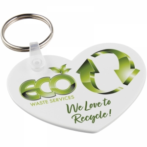 An image of Tait Heart-shaped Recycled Keychain