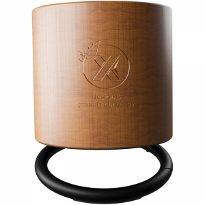 An image of SCX.design S27 3W Wooden Ring Speaker - Sample