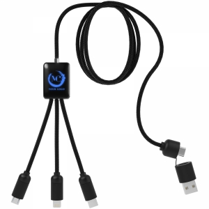 An image of Promotional SCX.design C28 5-in-1 Extended Charging Cable - Sample