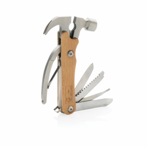 An image of Logo FSC Wooden Mutli-tool Hammer