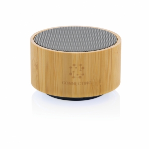 An image of Printed FSC Bamboo And RCS 3W Wireless Speaker - Sample