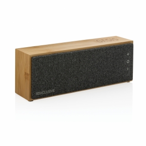 An image of Printed Wynn 10W FSC Bamboo Wireless Speaker - Sample