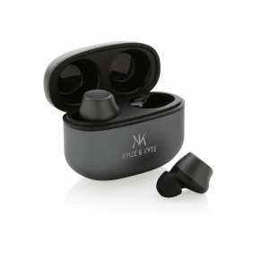 An image of Marketing Terra RCS Recycled Aluminium Wireless Earbuds - Sample