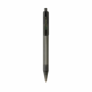 An image of Branded GRS RPET X8 Transparent Pen