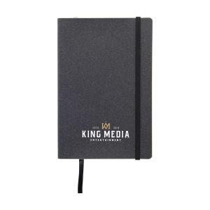 An image of Branded Monti  Recycled Leather Notebook A5