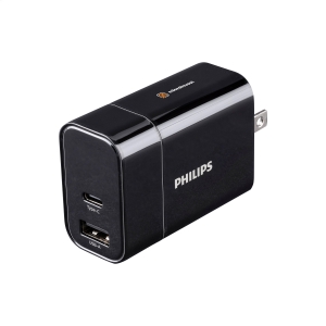 An image of Corporate Philips Travel Charger - Sample