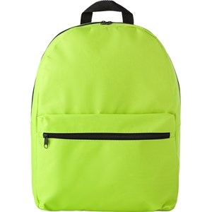 An image of Branded Polyester Backpack with Front Pocket - Sample