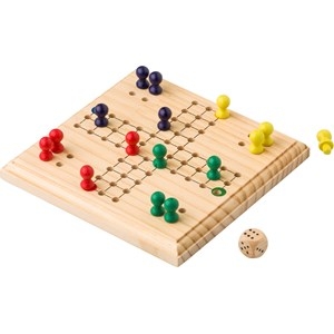 An image of Wooden Ludo Game - Sample