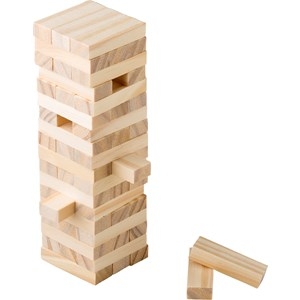 An image of Wooden Block Tower Game