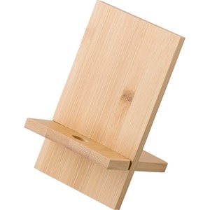 An image of Bamboo phone stand - Sample