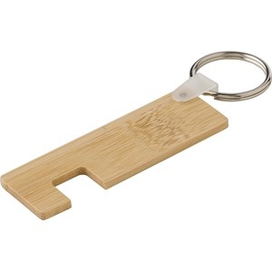 An image of Branded Bamboo key and phone holder