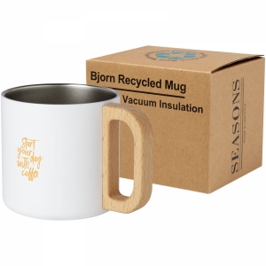 An image of Bjorn Recycled Stainless Steel Mug With Copper Vacuum Insulation 360ml