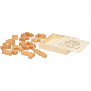 An image of Advertising Bark Wooden Puzzle - Sample
