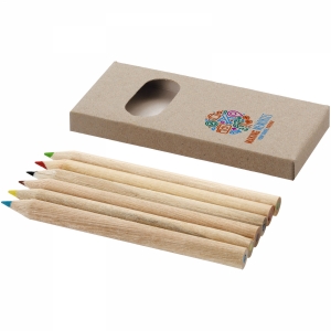 An image of Artemaa 6 piece Pencil Colouring Set