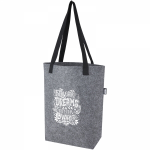 An image of Felta GRS Recycled Felt Tote Bag With Wide Bottom 12L - Sample