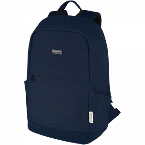 An image of Printed Joey 15.6 GRS Recycled Canvas Anti-theft Laptop Backpack 18L - Sample