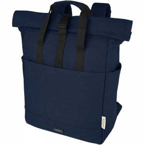 An image of Corporate Joey 15 GRS Recycled Canvas Rolltop Laptop Backpack 15L - Sample