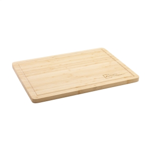 An image of Branded Bamboo Grooved Chopping Board XL