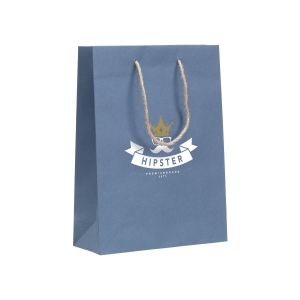 An image of Logo Leaf It Bag recycled with jeans fibres (180 g/m) M - Sample