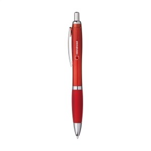 An image of Branded Athos Solid Recycled ABS Eco Ballpoint Pen