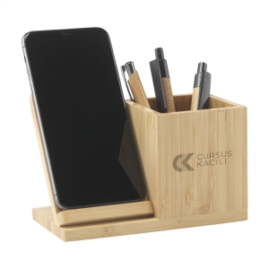 An image of Printed Bamboo Boss 15W FSC-100% stand/pen holder - Sample