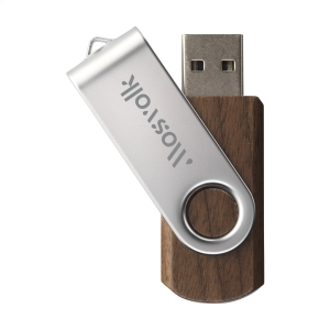 An image of Promotional USB Twist Woody 8GB - Sample