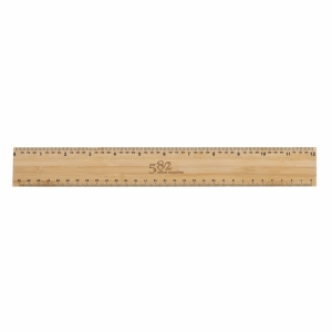 An image of Corporate Timberson Extra Thick 30cm Double Sided Bamboo Ruler - Sample