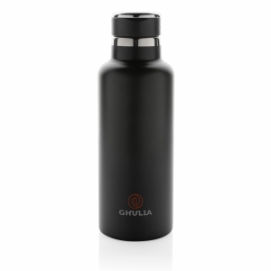 An image of Hydro 600ml RCS Recycled Stainless Steel Vacuum Bottle With Spout