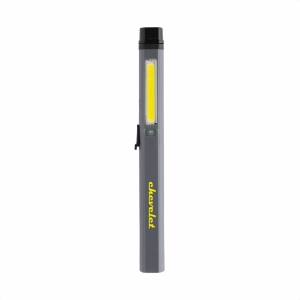 An image of Logo Gear X RCS Recycled Plastic USB Rechargeable Pen Light