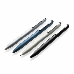 An image of Advertising Kymi RCS Certified Recycled Aluminium Pen With Stylus