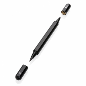 An image of Branded Swiss Peak Storm RCS Recycled Aluminum Dual Tip Pen