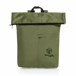 An image of Logo Dillon AWARE RPET Lighweight Foldable Backpack - Sample