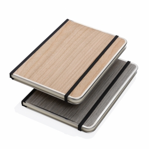 An image of Treeline A5 Wooden Cover Deluxe Notebook