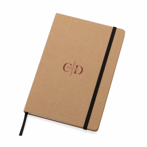 An image of Marketing Craftstone A5 Recycled Kraft And Stonepaper Notebook - Sample