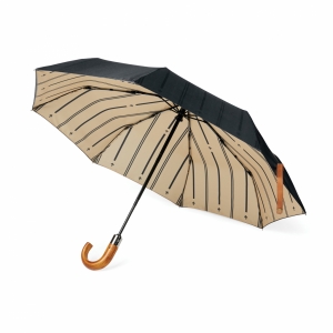 An image of VINGA Bosler AWARE Recycled Pet 21" Foldable Umbrella