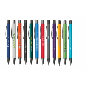 An image of Logo Bowie Softy Soft Touch Ballpoint Pen